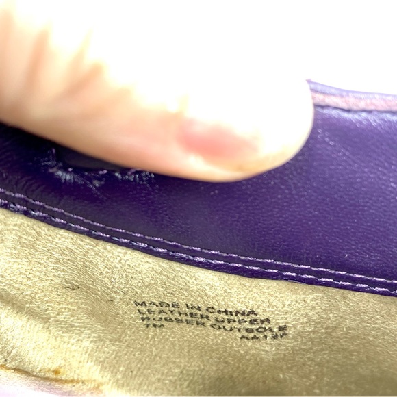 Michael by Michael Korrs | Purple Snakeskin Heeled Ankle Booties - Picture 6 of 13